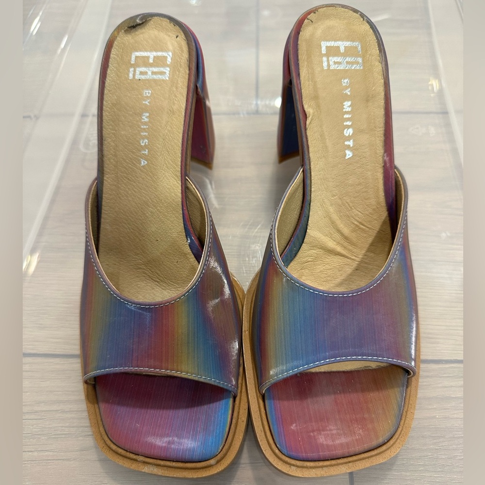 Miista Marlo Holographic Mules